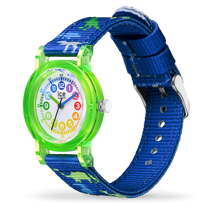 ICE Learning Green Dinosaur Kinderuhr