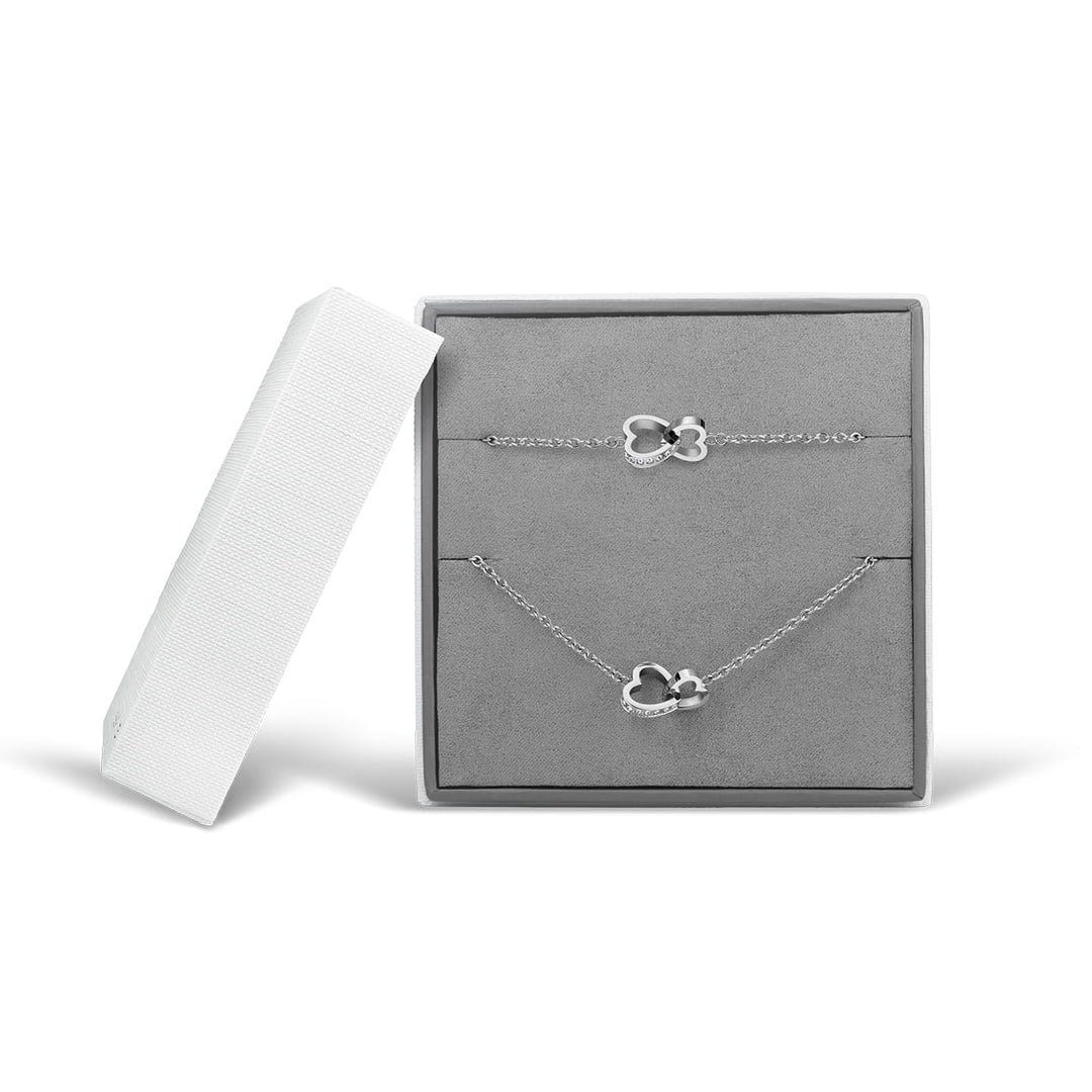 Bering Schmuck-Set Arctic Symphony, silber glänzend, 447-659-Silber