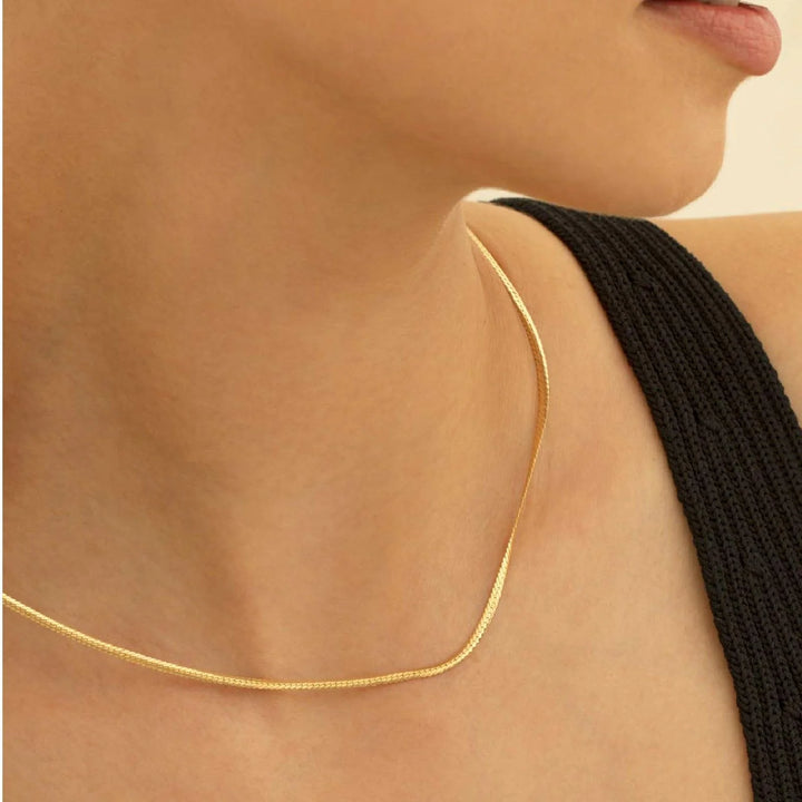 Halskette Herringbone