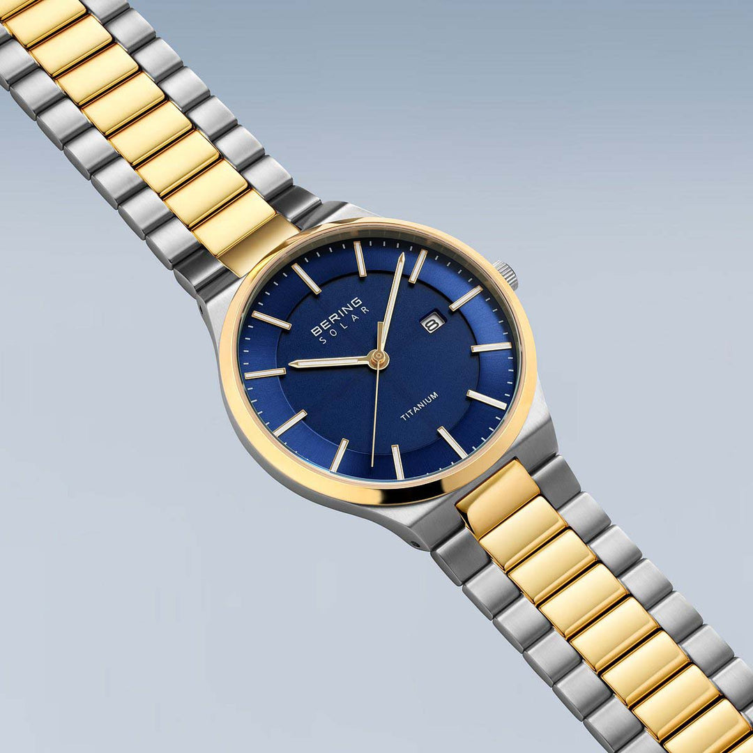 Bering Titanium Solar, gold poliert/gebürstet, 14439-717