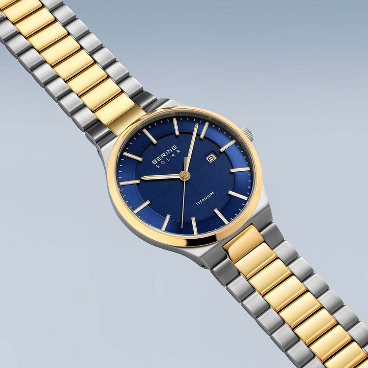 Bering Titanium Solar, gold poliert/gebürstet, 14439-717