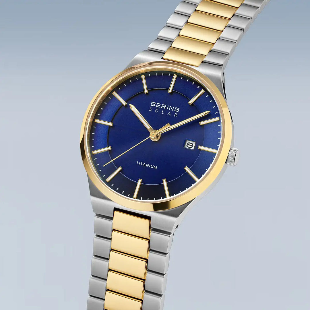 Bering Titanium Solar, gold poliert/gebürstet, 14439-717