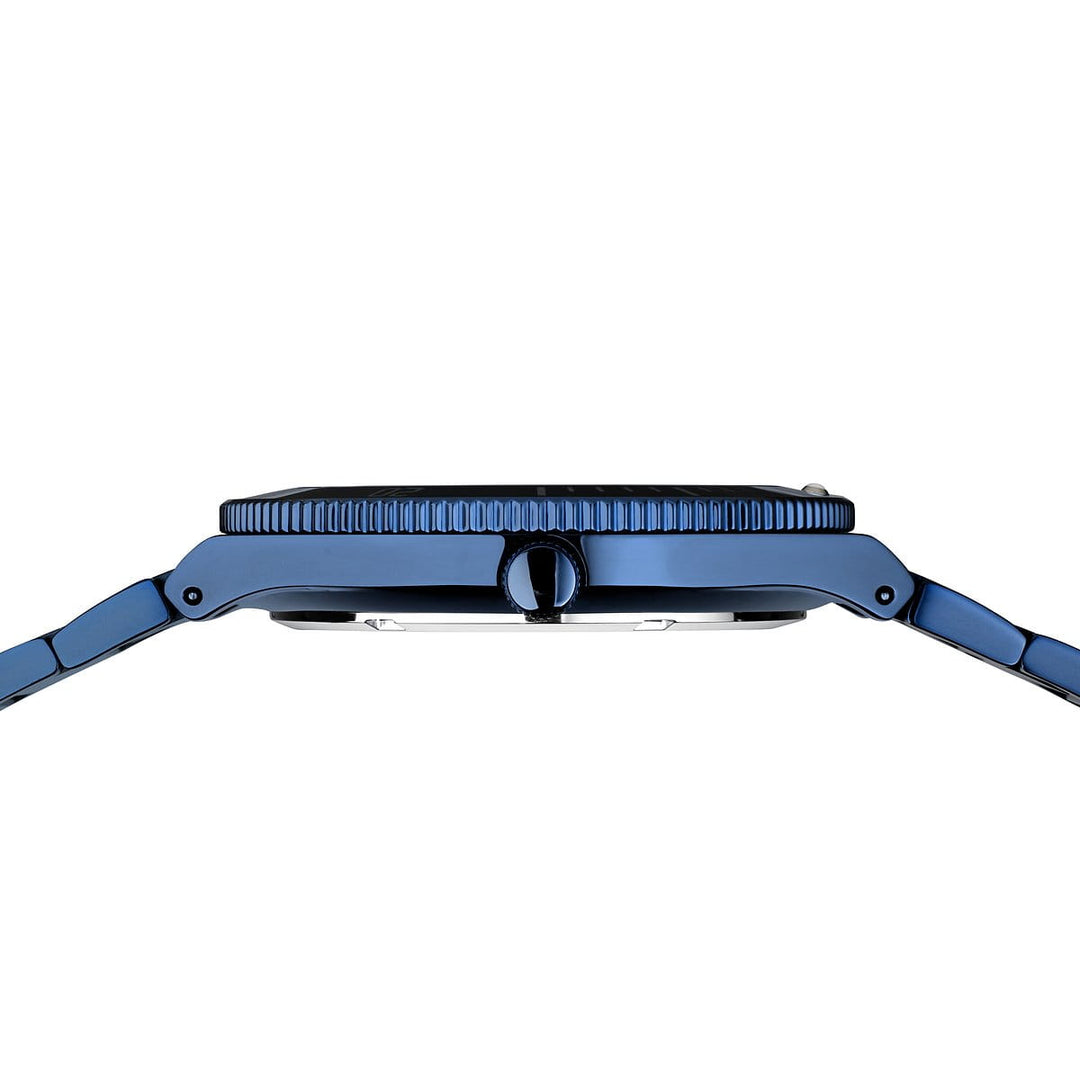 Solar, blau poliert/gebürstet, 14443-797 Herrenuhr