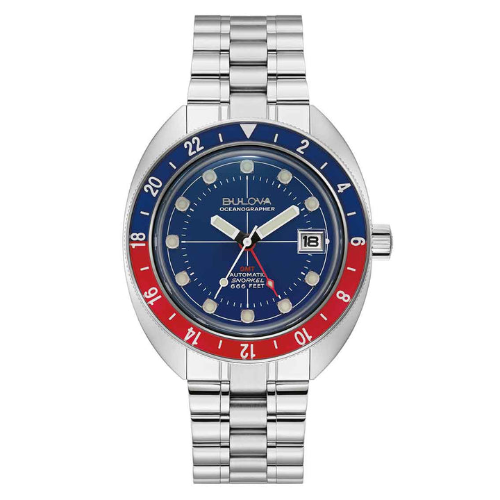 Bulova Oceanographer GMT 96B405 Herrenuhr