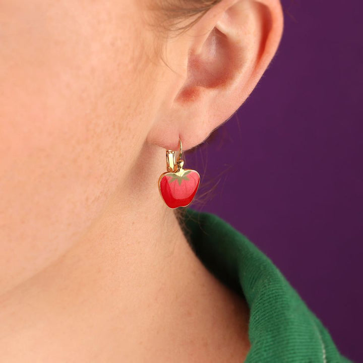 Ohrringe Paprika rot