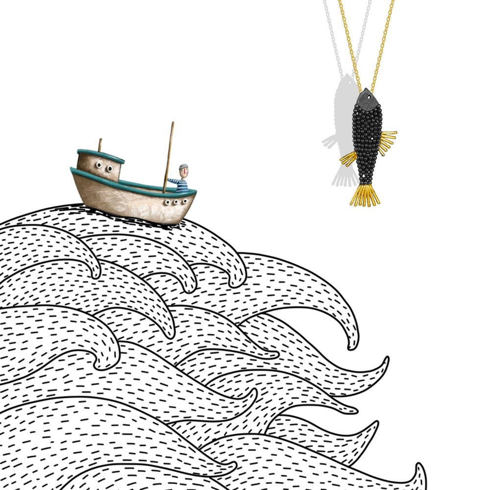 Anhänger Sterlingsilber "The Fish II"