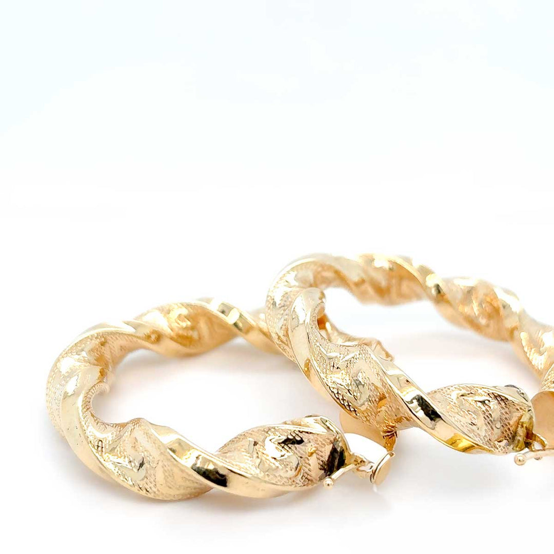 Creolen 585 Gelbgold