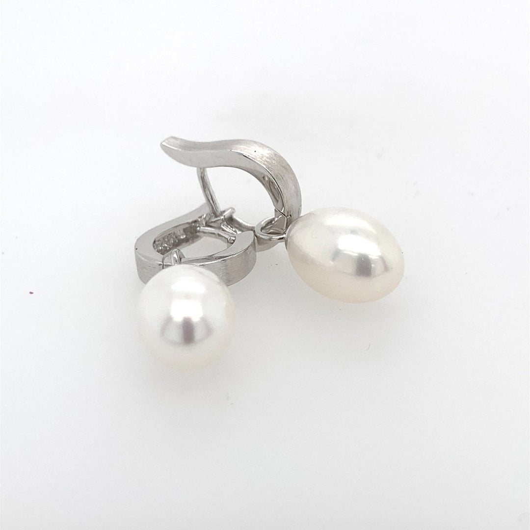 Creole mit Süßwasserperle, Sterlingsilber rhodiniert