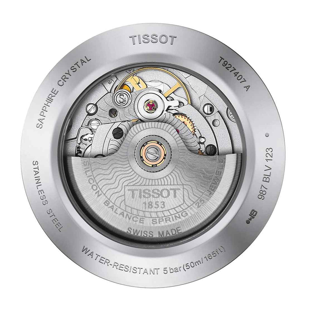 Tissot Herrenuhr Gentleman Gold Powermatic 80 Silicium T927.407.46.051.00