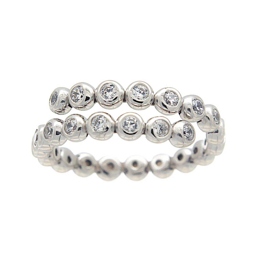 Ring 23 Zirkonia, W 56-60 flexibel