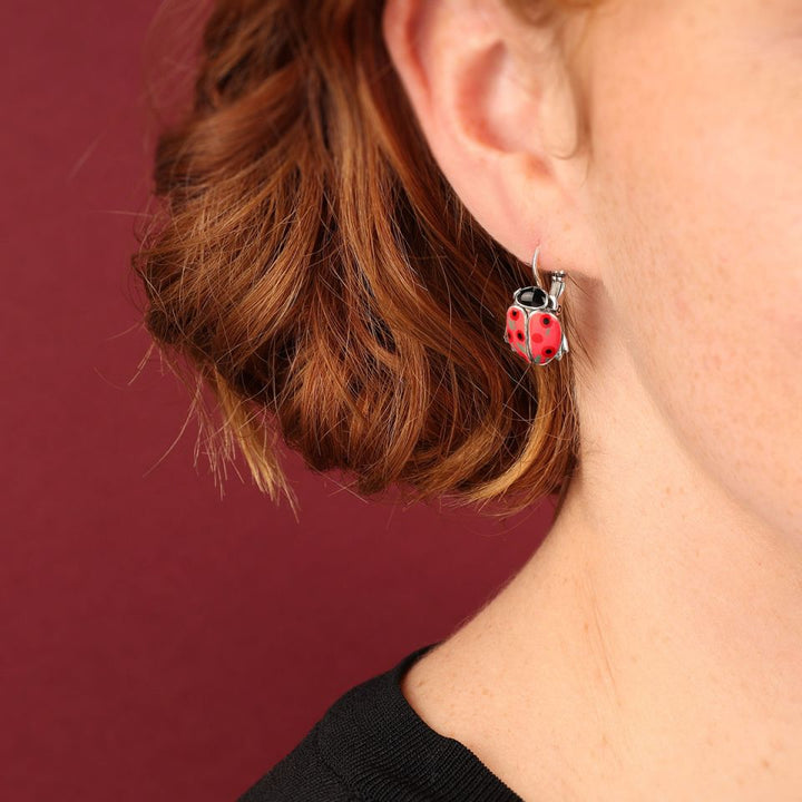 Ohrringe Cox, rot