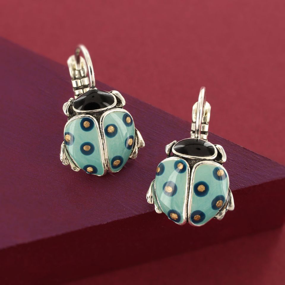 Ohrhänger Cox, blau