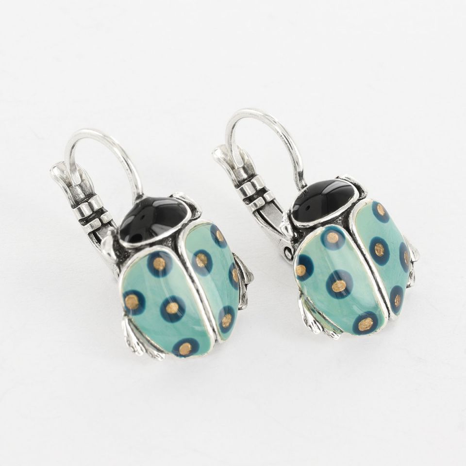 Ohrhänger Cox, blau