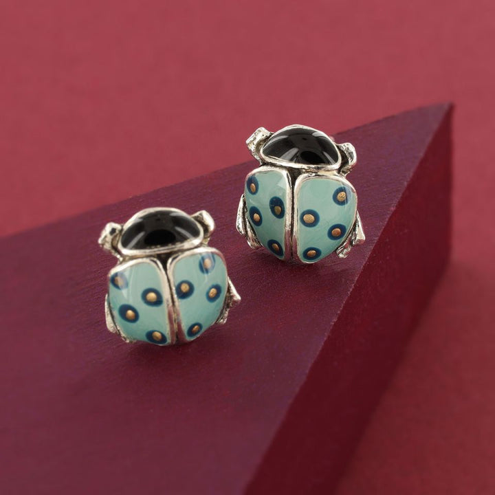 Ohrstecker Cox, blau