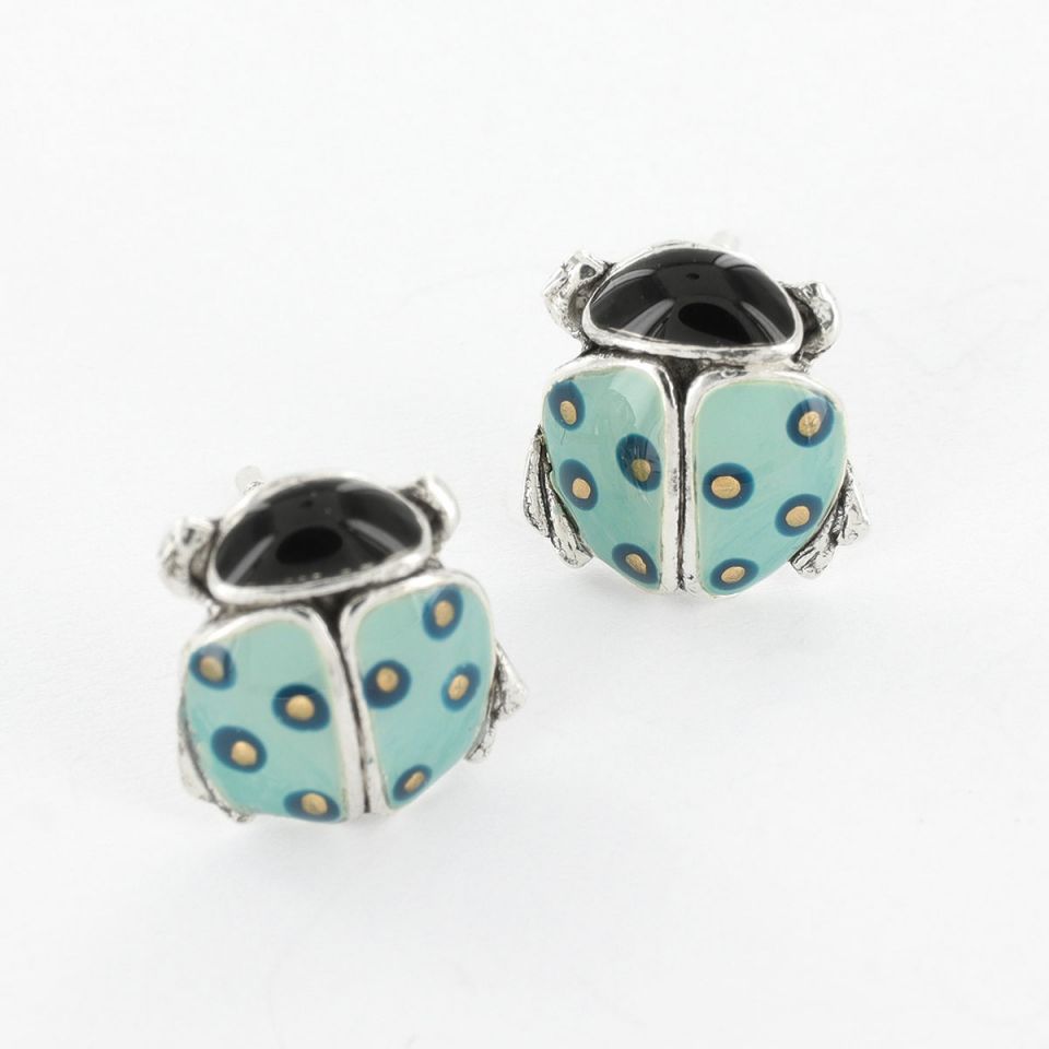 Ohrstecker Cox, blau