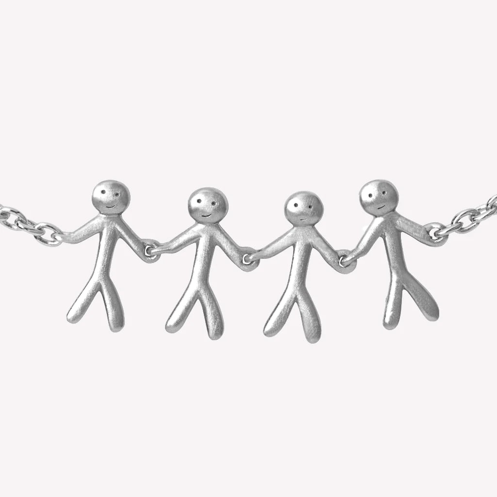 byBiehl Together Family 4 Armband Sterlingsilber