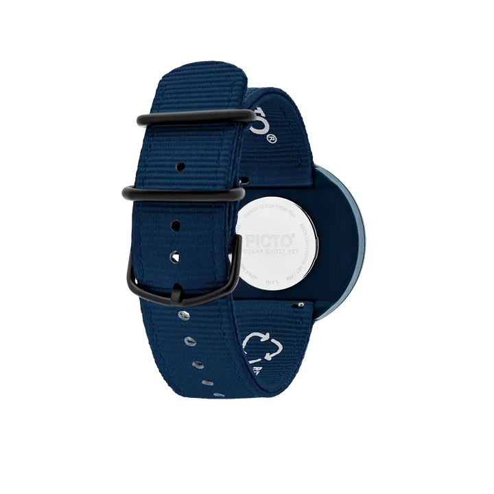 Picto Armbanduhr Pink Reef R44024-R001 Navy Blue recycled strap