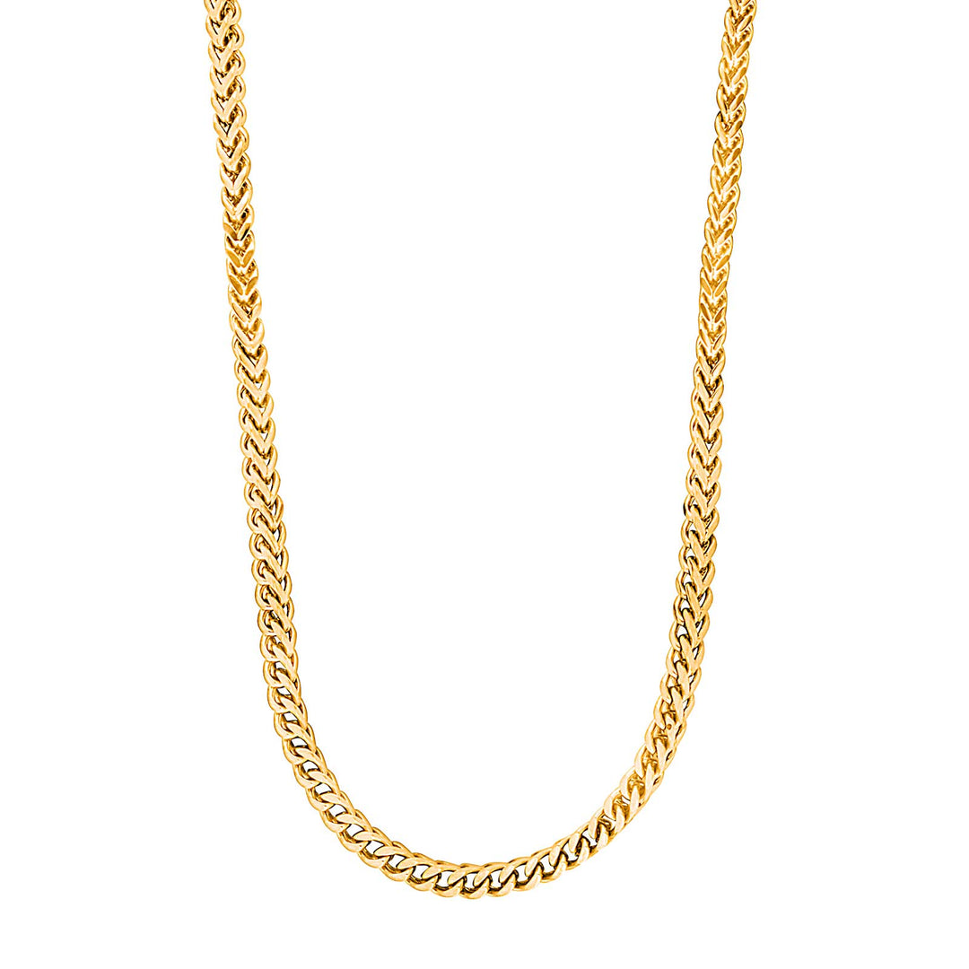 SON Halskette Edelstahl IP Gold 55 + 5 cm