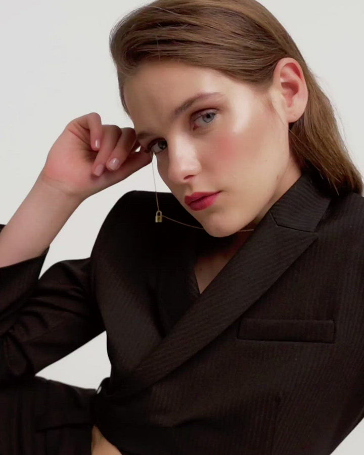 Bond Halskette, Sterlingsilber vergoldet