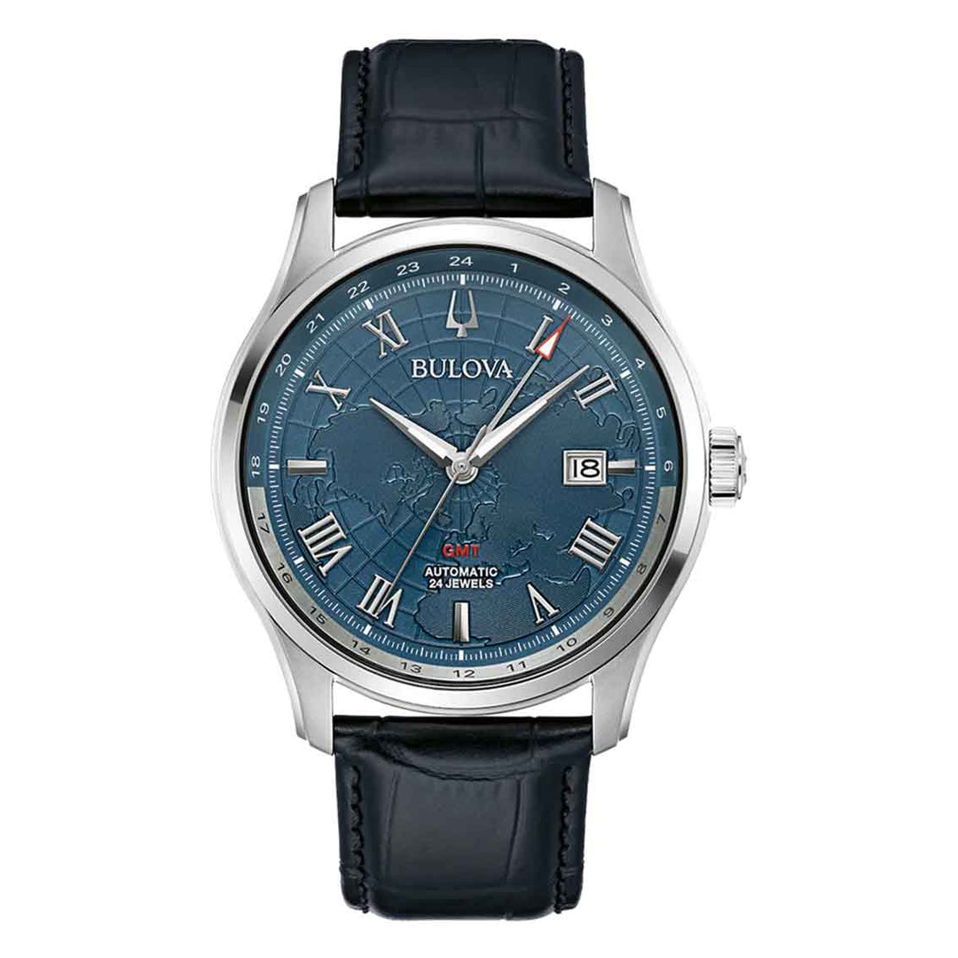 Bulova Wilton GMT Automatik 96B385 Herrenuhr
