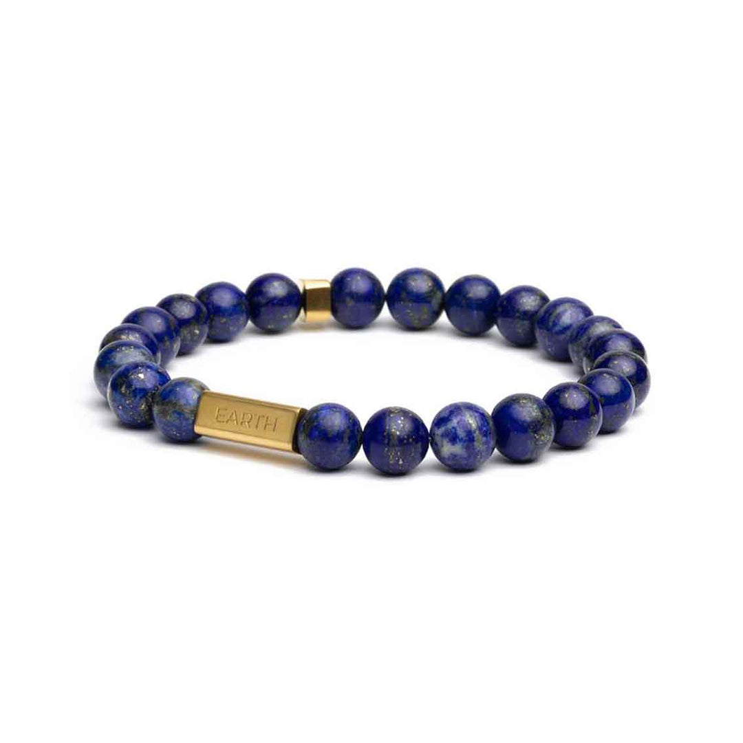 Armband EARTH 8mm Lapislazuli