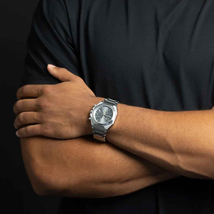 Gemini Chronograph Silber Herrenuhr