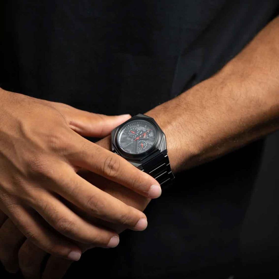 Gemini Chronograph Schwarz limited edition 2022 Karbonzifferblatt Herrenuhr