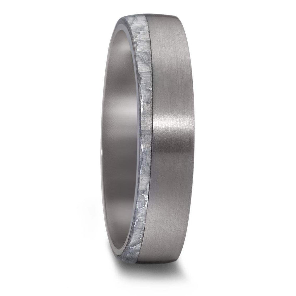 Teno Eheringe Tantal, Carbon Diamant 0,06 ct - My Fine Jewellery