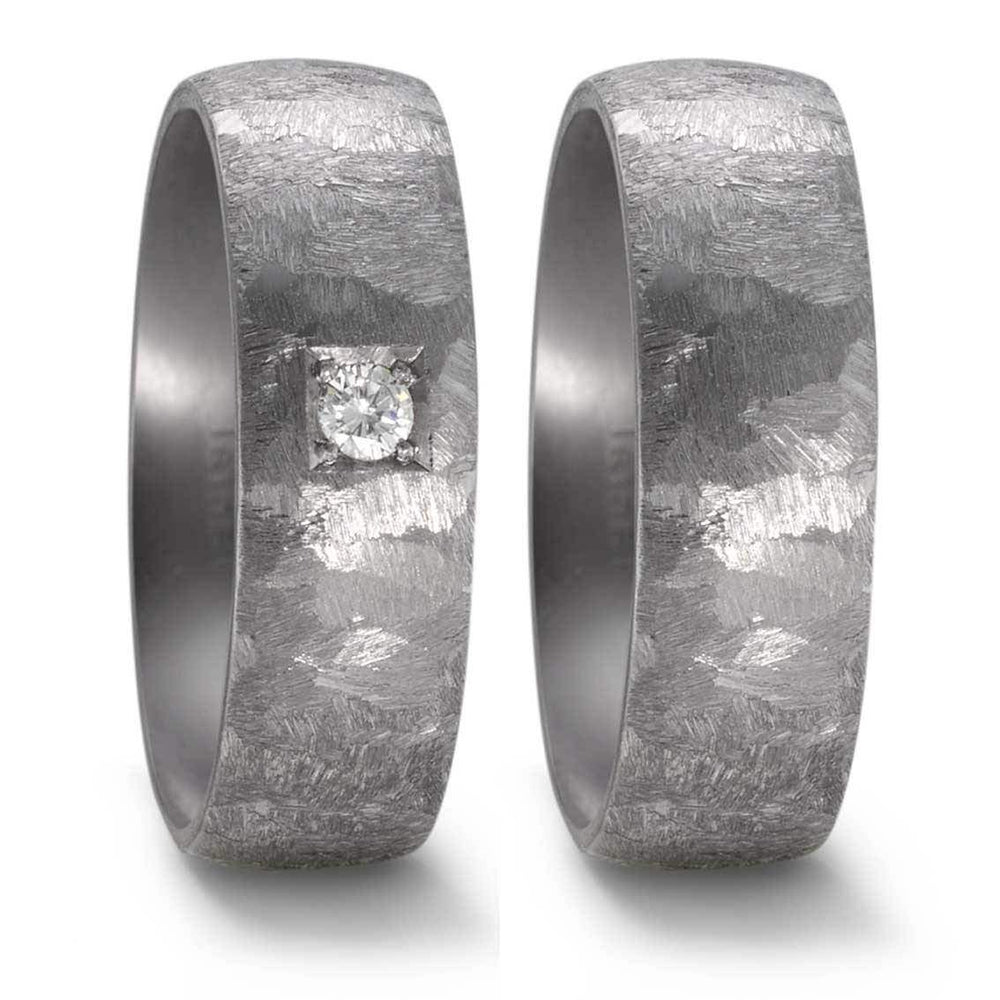 Teno Eheringe Tantal Diamant 0,05 ct - My Fine Jewellery