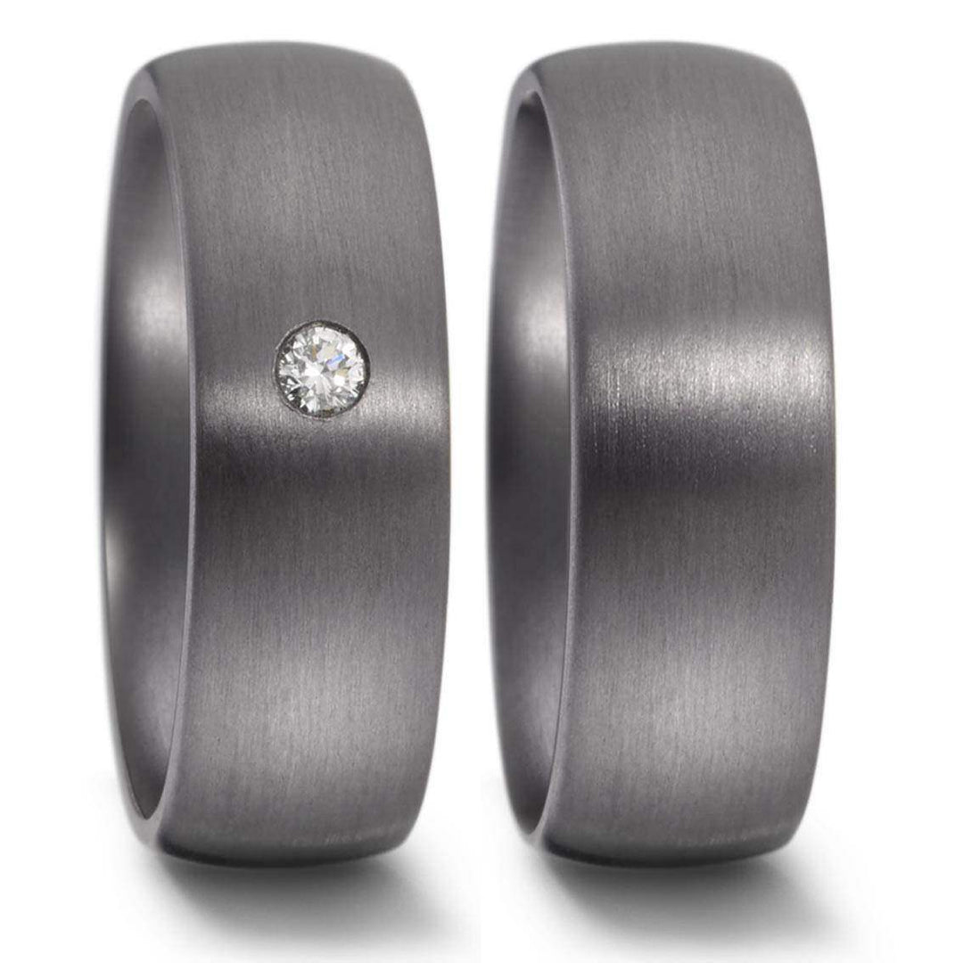 Teno Eheringe Tantal Diamant 0,05 ct - My Fine Jewellery