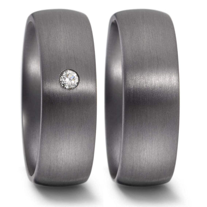 Teno Eheringe Tantal Diamant 0,05 ct - My Fine Jewellery