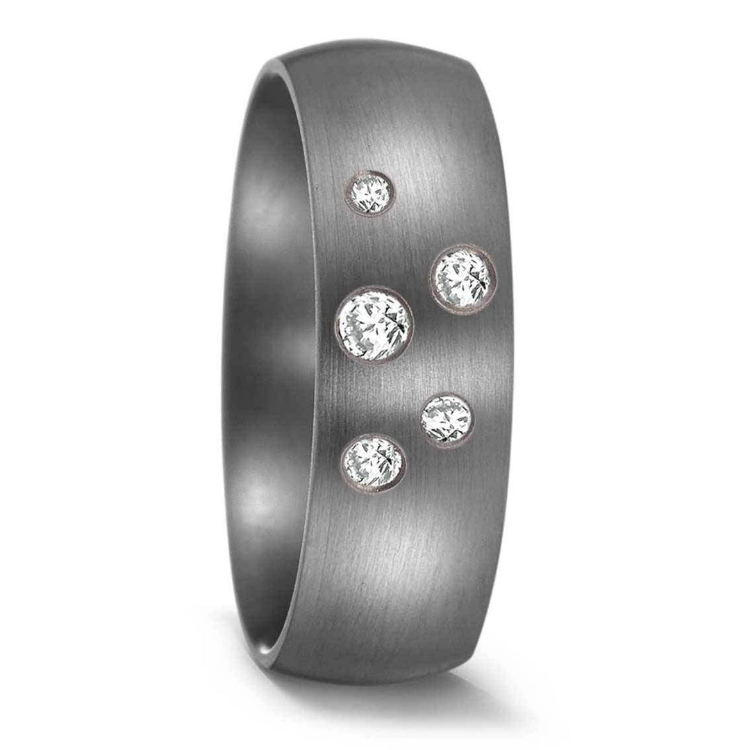Teno Eheringe Tantal Diamant 0,14 ct - My Fine Jewellery