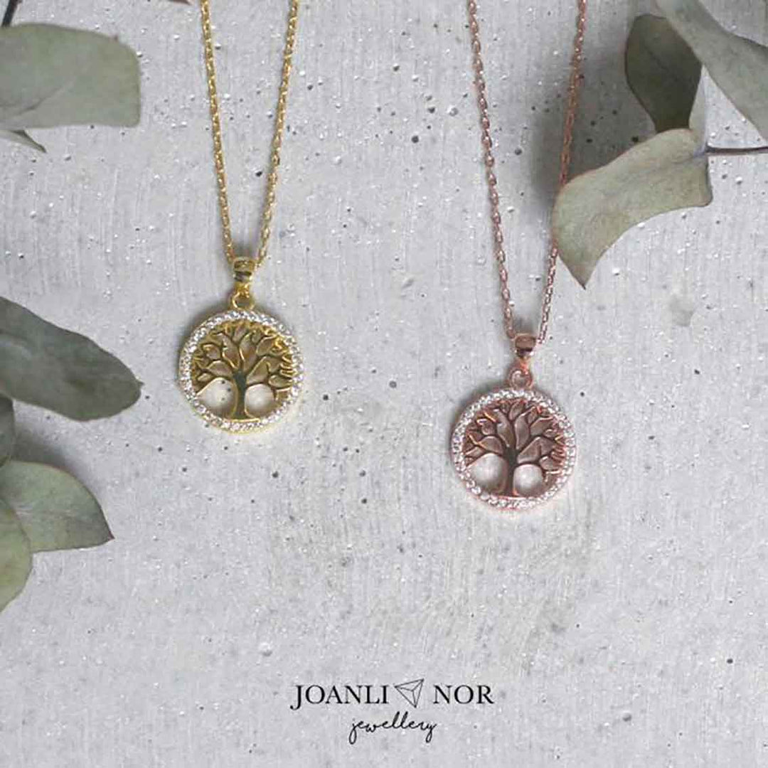 Joanli Nor vergoldete Silber Halskette CAIANOR 15mm