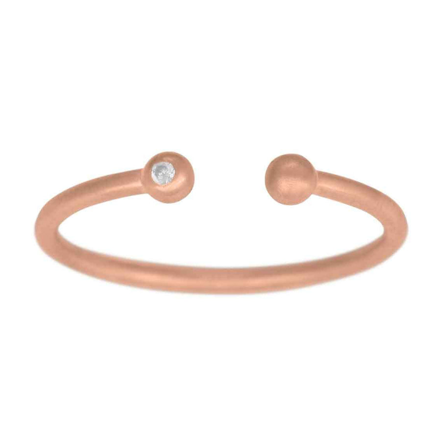 Nordahl Andersen rosé vergoldeter Silber Ring LIGHT52 - My Fine Jewellery