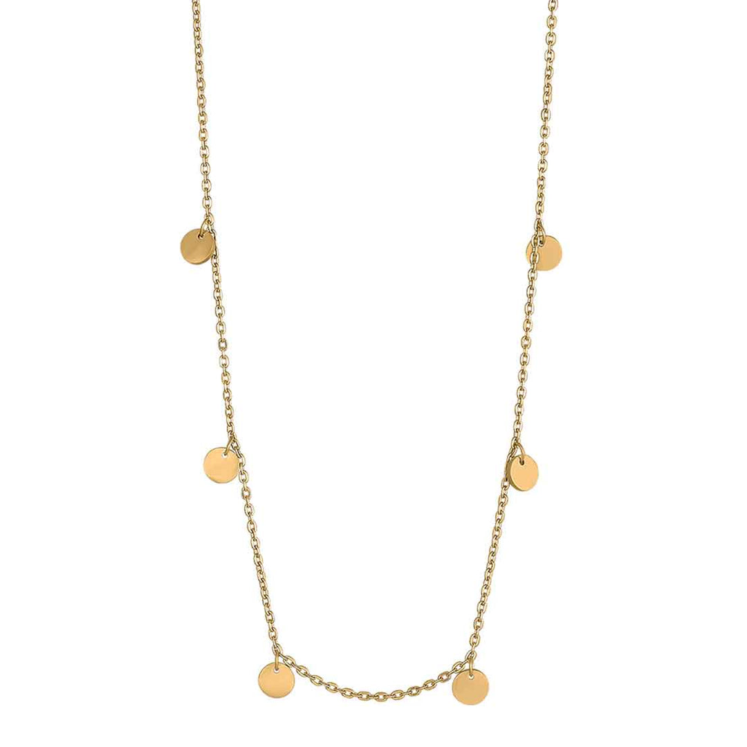 Nordahl Andersen vergoldete Silber Halskette DISC52 5mm