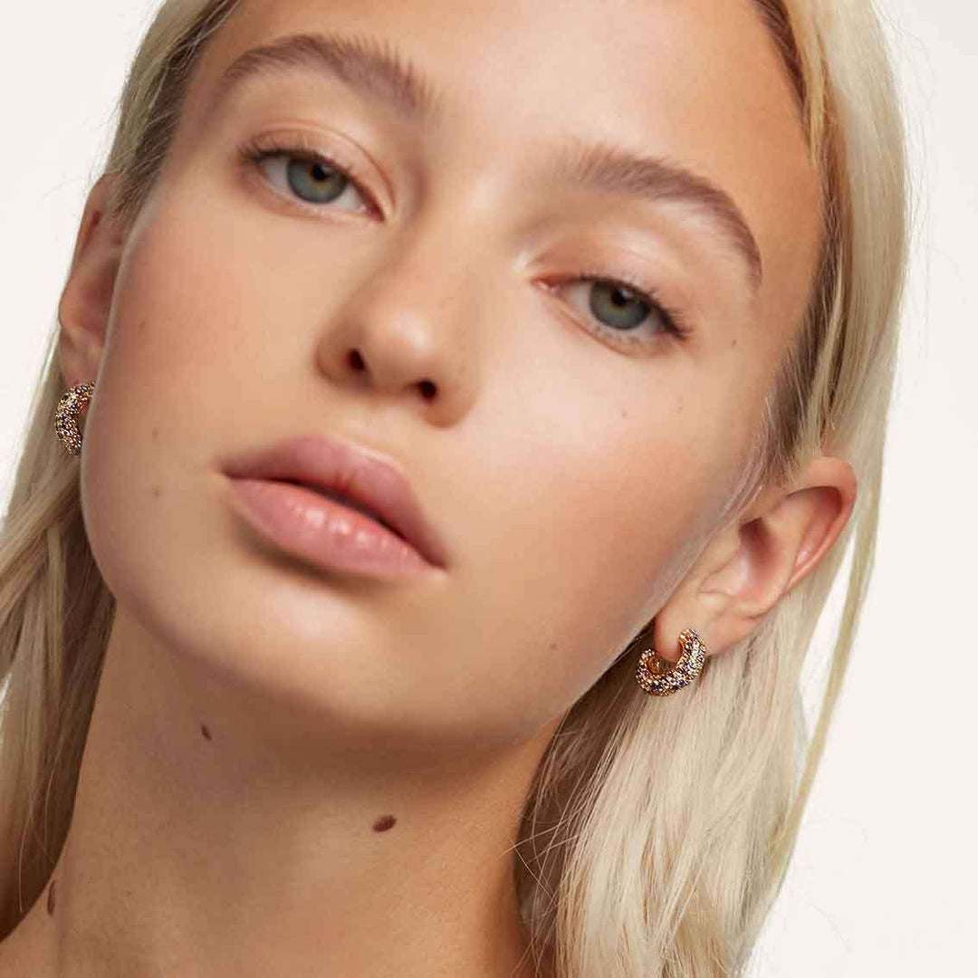 Ohrringe Tiger, Sterlingsilber, vergoldet - My Fine Jewellery