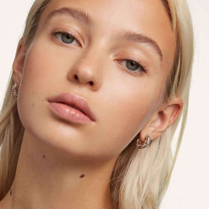 Ohrringe Tiger, Sterlingsilber, vergoldet - My Fine Jewellery