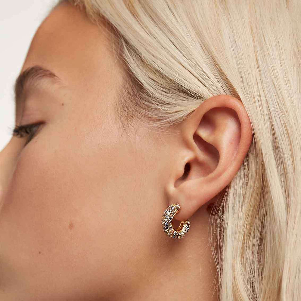 Ohrringe Tiger, Sterlingsilber, vergoldet - My Fine Jewellery