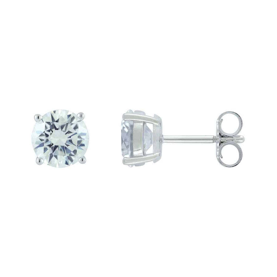 Vilmas Ohrringe "Broadway" – Ohrstecker Silber mit Zirkonia Kristall - My Fine Jewellery