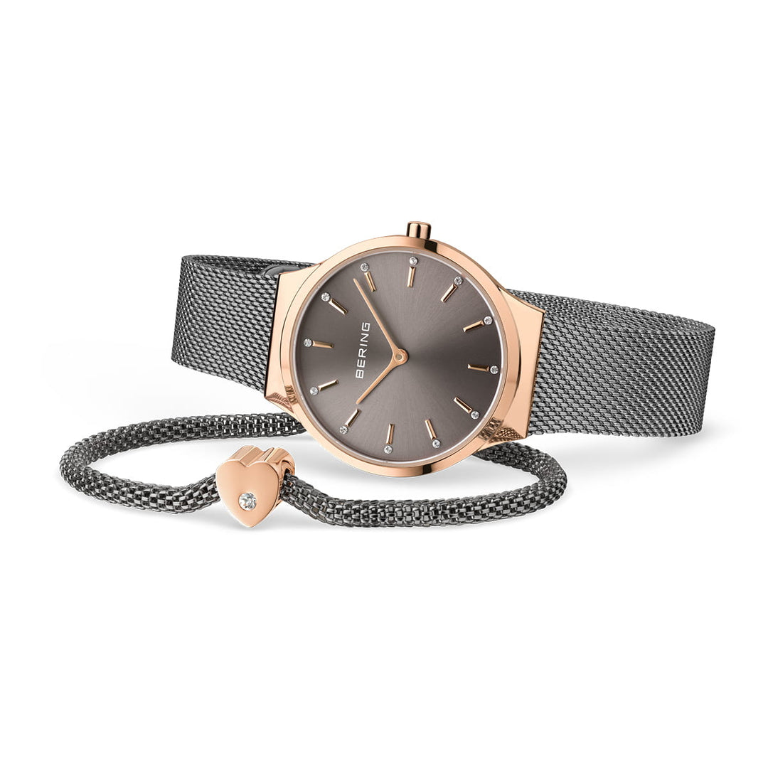 Bering Classic Set, roségold glänzend, 12131-369-GWP