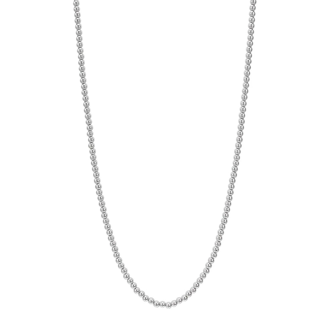 SON Halskette Herren Edelstahl Kugeln 55cm - Markanter Herrenschmuck