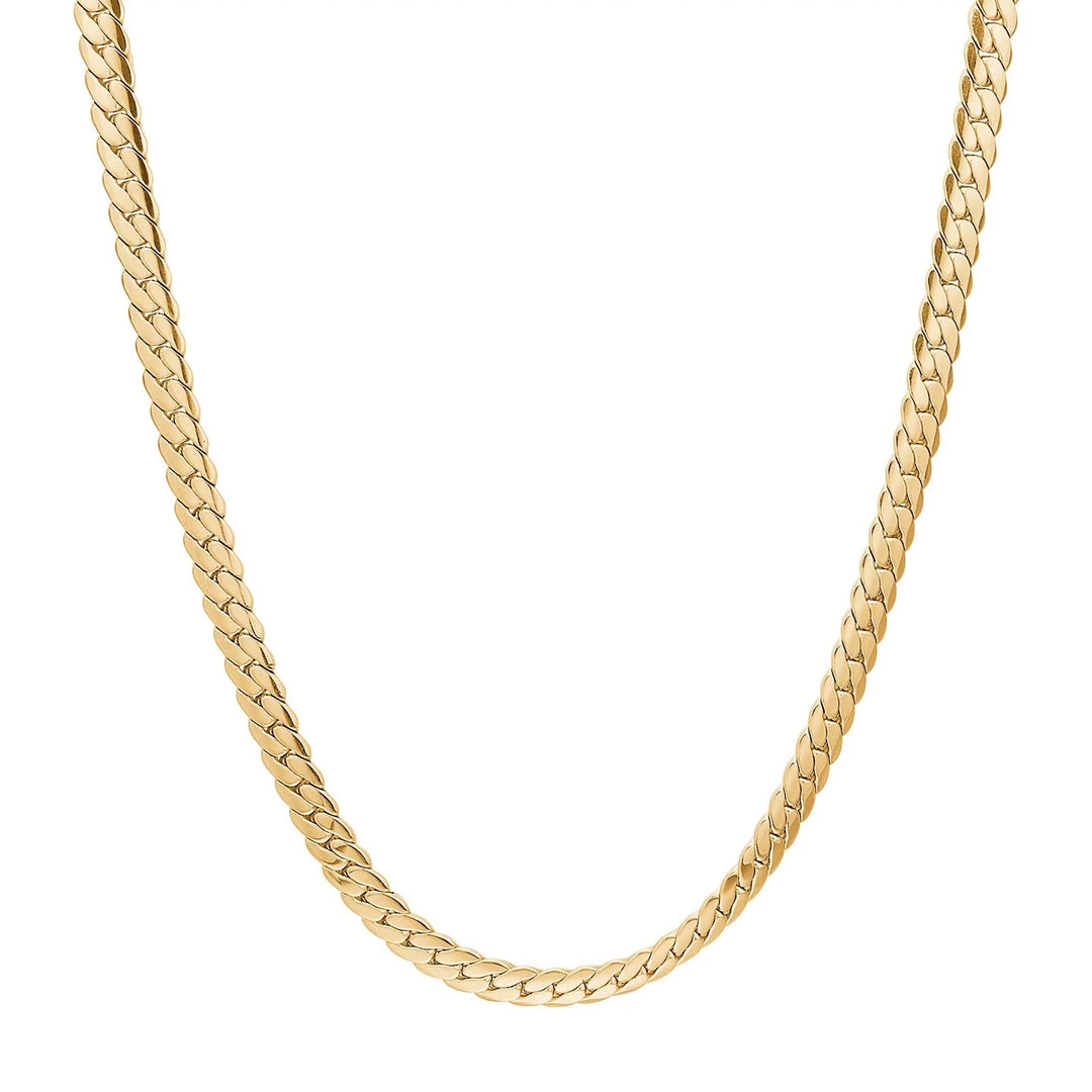 SON Halskette Herren Edelstahl vergoldet 55cm