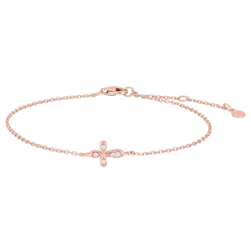 Joanli Nor Armband HOLLYNOR 7 mm 17+3 cm rosévergoldet