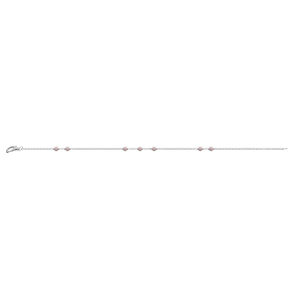 Nordahl Andersen Armband SWEETS52 Sterlingsilber, Rosenquarz