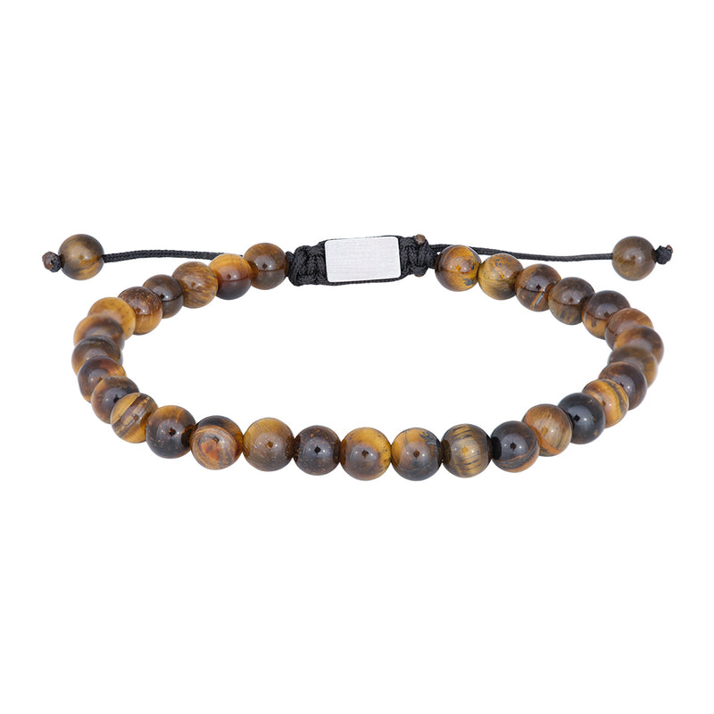 SON Armband gelbes Tigerauge, glänzend