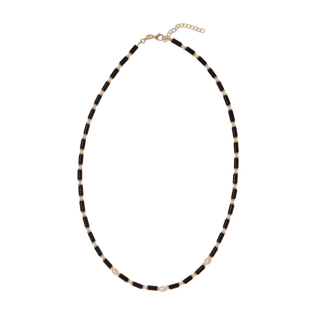 Halskette Agata Nera