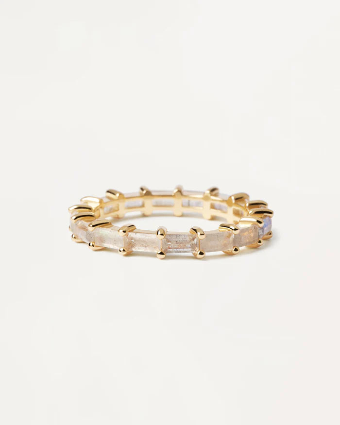 Ring Pistil, Sterlingsilber, vergoldet