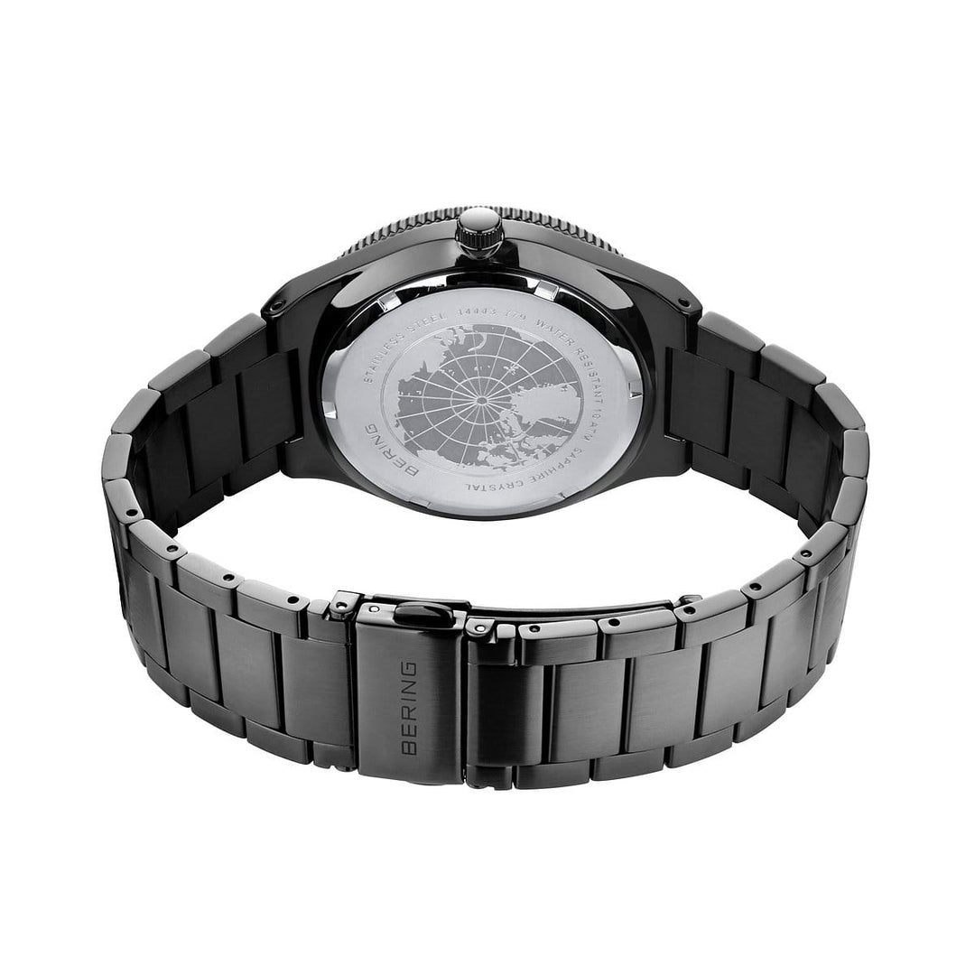Solar, grau poliert/gebürstet, 14443-779 Herrenuhr