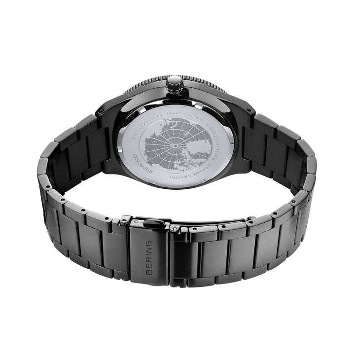 Solar, grau poliert/gebürstet, 14443-779 Herrenuhr