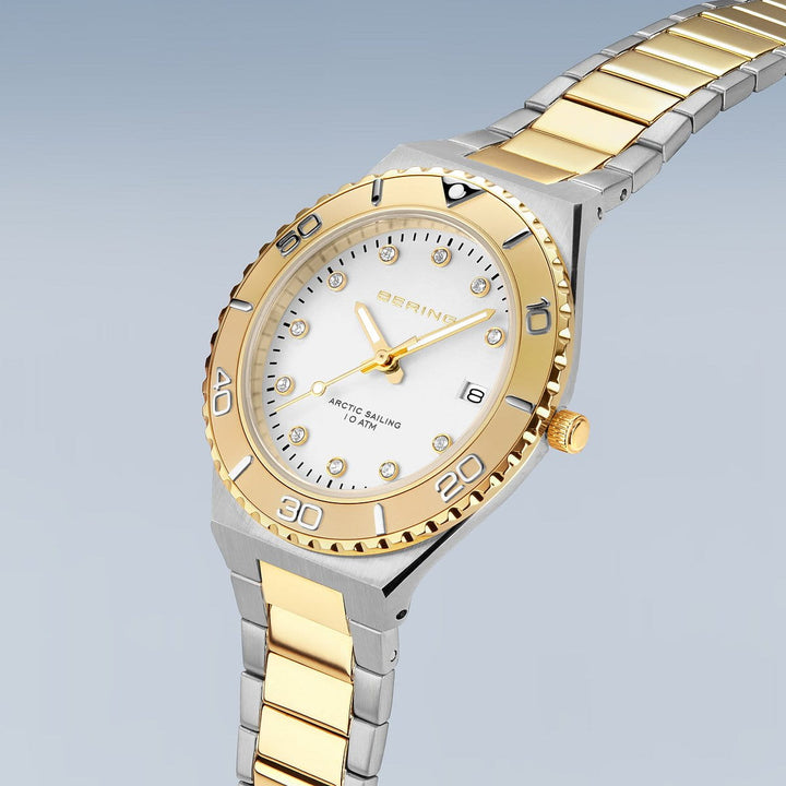 Bering "Arctic Sailing", silber/gold poliert, 18936-710